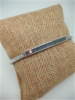 Bracciale Zancan Uomo in Argento Diamante 0.015 Ct ESB303R - ESB303R